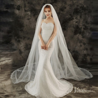 1 Tier Cathedral Veil Viniodress TS1910-Veils-Viniodress-Ivory-Viniodress