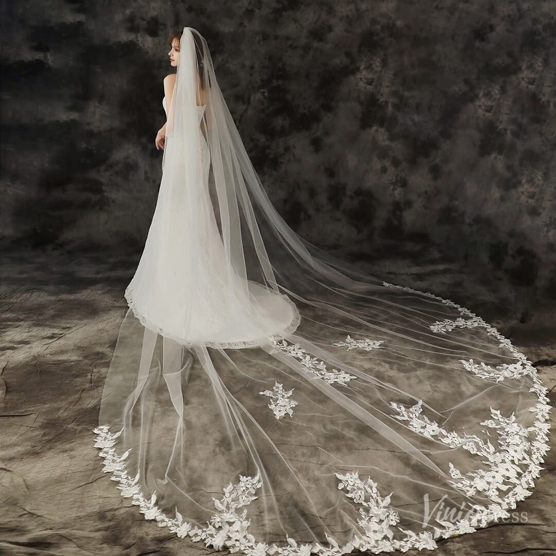 1 Tier Cathedral Veil Viniodress TS1910-Veils-Viniodress-Ivory-Viniodress