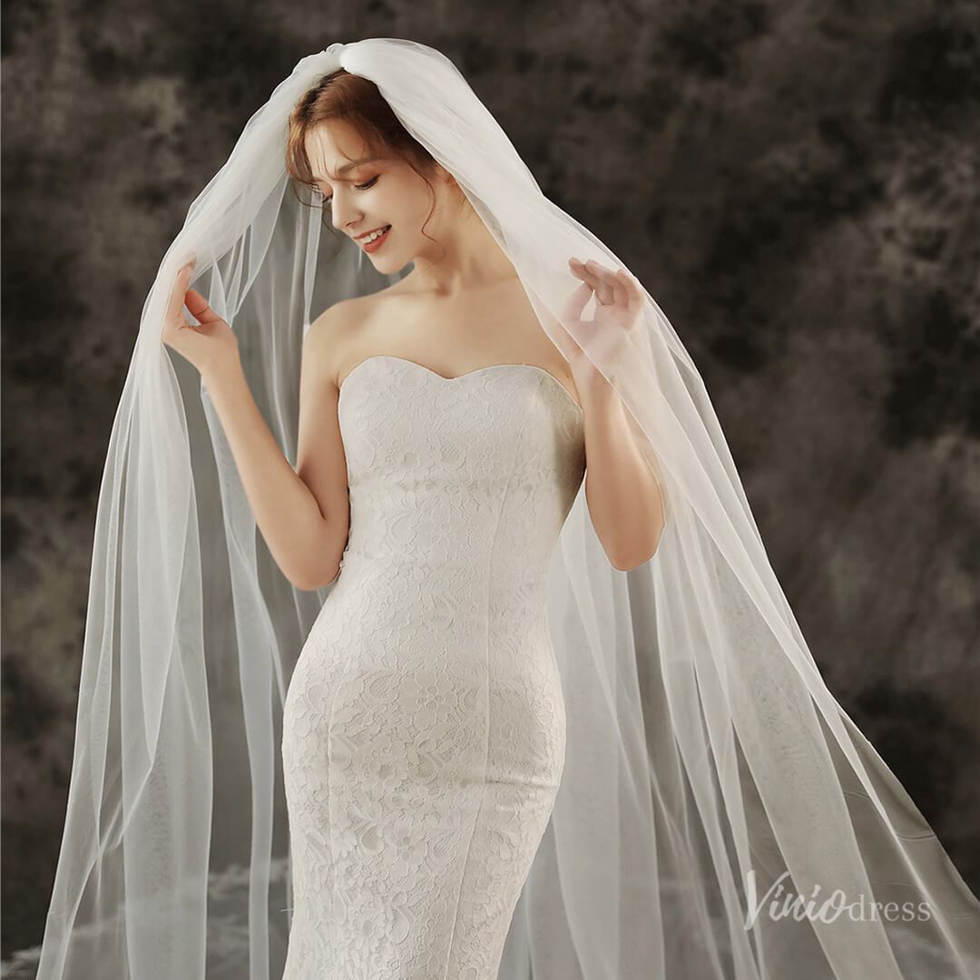 1 Tier Cathedral Veil Viniodress TS1910-Veils-Viniodress-Ivory-Viniodress