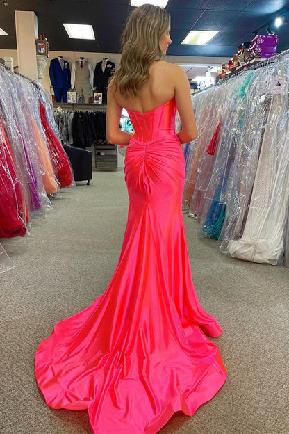 Roycebridal Brylee| Sweetheart Satin Mermaid Long Prom Dress