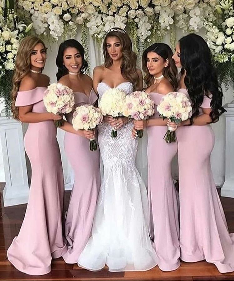 Pink Bridesmaid Dresses