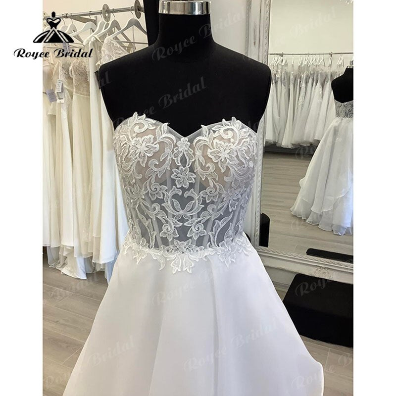 Roycebridal BRIDE,BRIDE EXPLORE All Wedding Dresses,BRIDE EXPLORE Custom Wedding Dresses 👗,BRIDE EXPLORE Plus SizeBoho Ball Gown Wedding Dress Custom For Women 2025 Bride Gowns Sexy Sweetheart Sleeveless Backless Lace Appliques Sweep vestidos