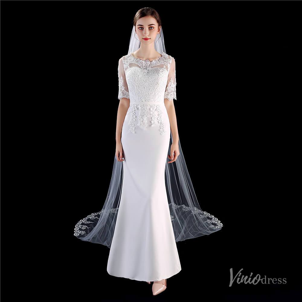 Cheap Lace Cathedral Veil Viniodress TS1914-Veils-Viniodress-Ivory-Viniodress