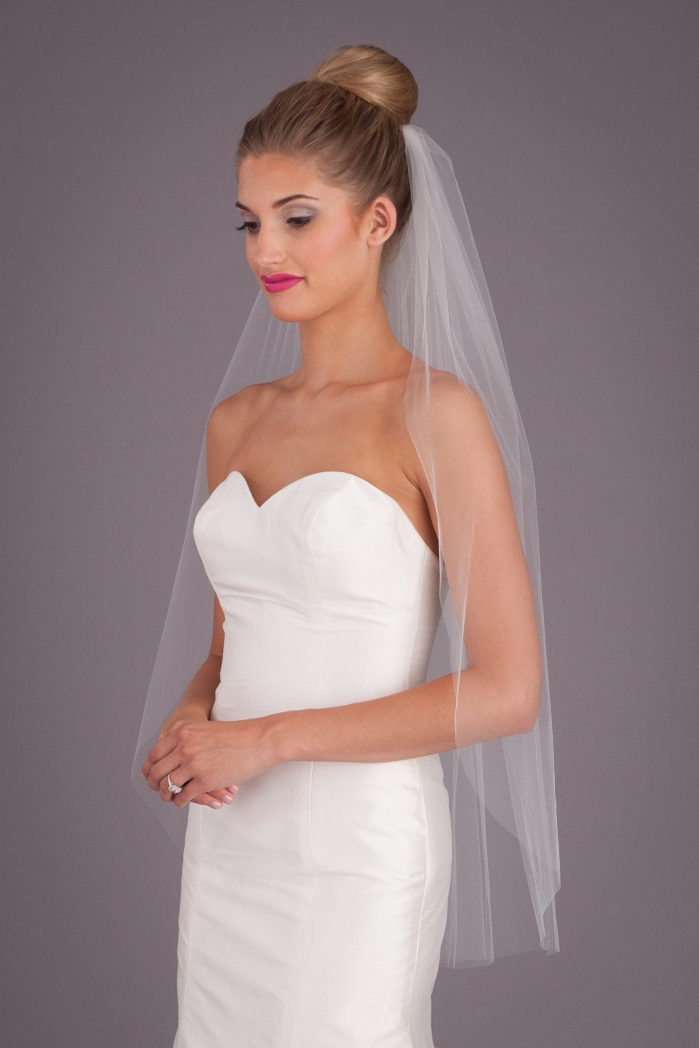 Roycebridal Kennedy Blue Jane Raw Edge Veil