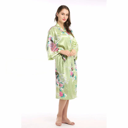 Roycebridal Thin Sexy Nightgown Homewear Bathrobe