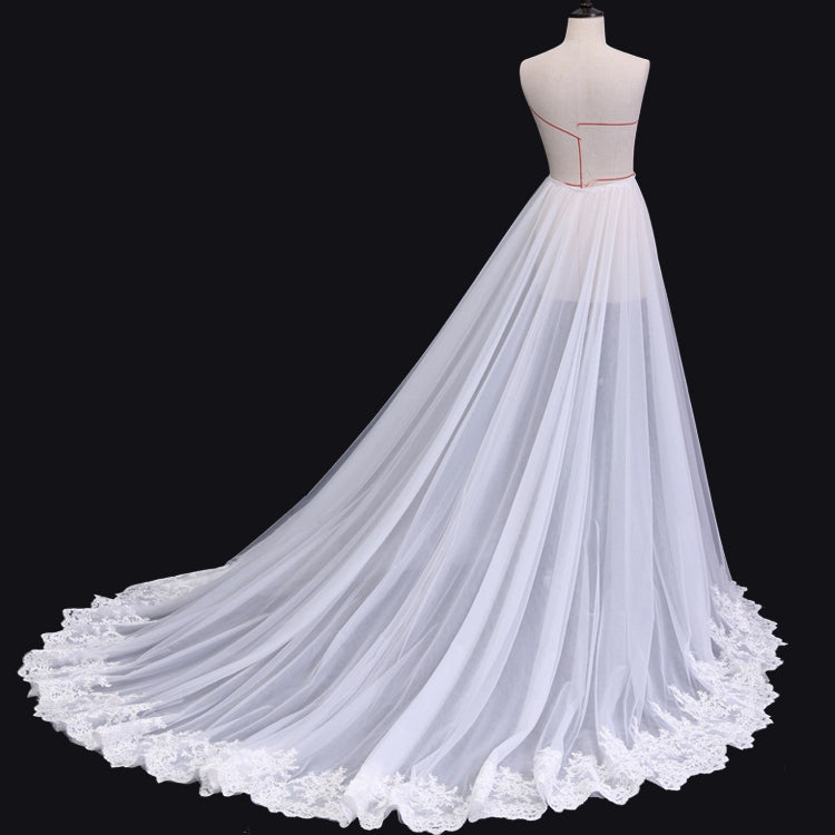 Roycebridal Detachable Train Removable Fishtail 1 Meter Lace