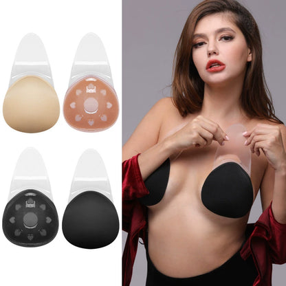 Roycebridal Transparent Water Drop Silicone Breast Lift Patch Circular