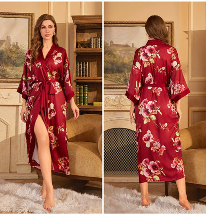 Roycebridal Home Wear And Pajama Women Suumer Plus Size Night-robe 2025