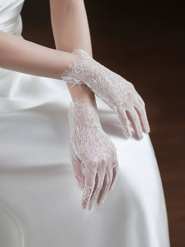 Roycebridal Lace Wedding Gloves