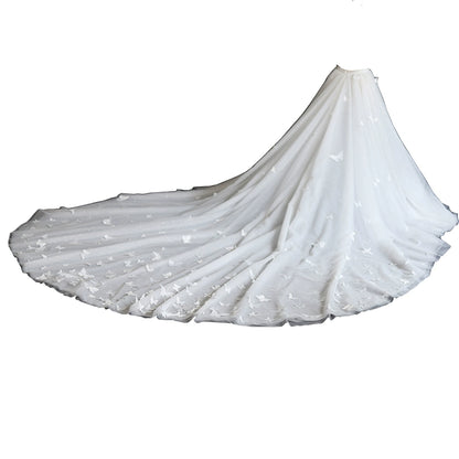 Roycebridal Detachable Train Long Train Petticoat Lace Fishtail Two-way Detachable Skirt