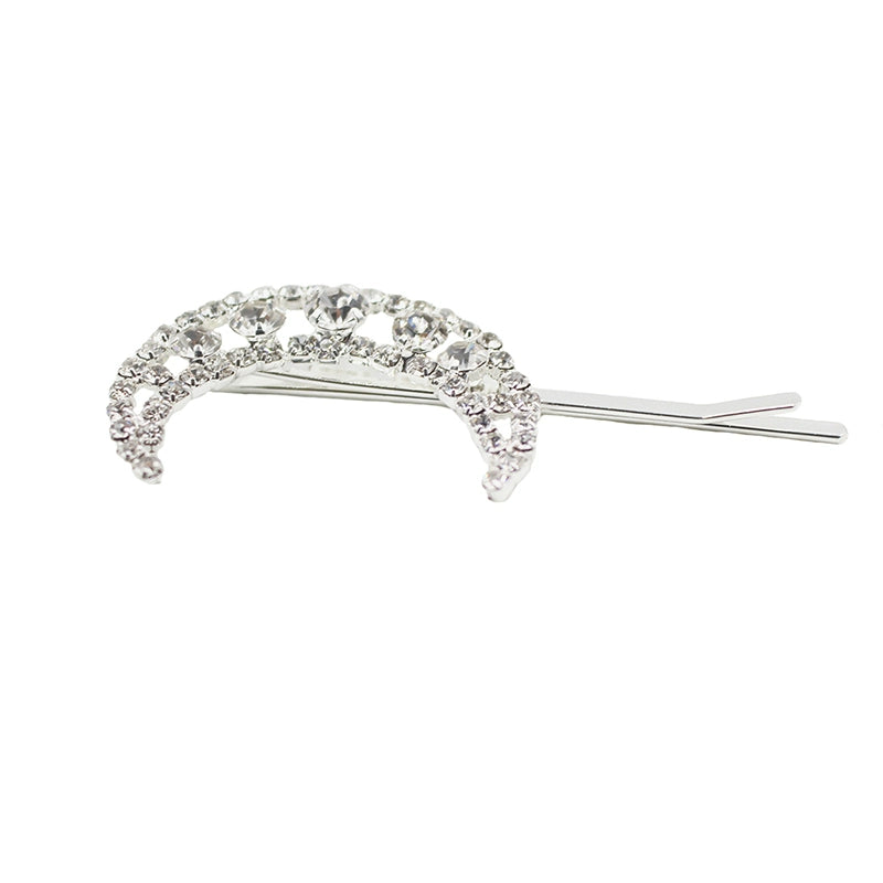 Roycebridal Exquisite Alloy Star Moon Versatile Combination Hairpin Simple Temperament Diamond Side Clip Single Clip Bridal Hair Accessories