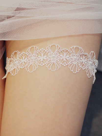 Roycebrial Wedding Garter Black Lace Leg Loop Garter