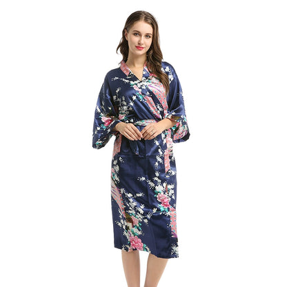 Roycebridal Thin Sexy Nightgown Homewear Bathrobe