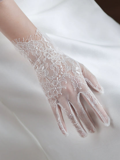 Roycebridal Lace Wedding Gloves