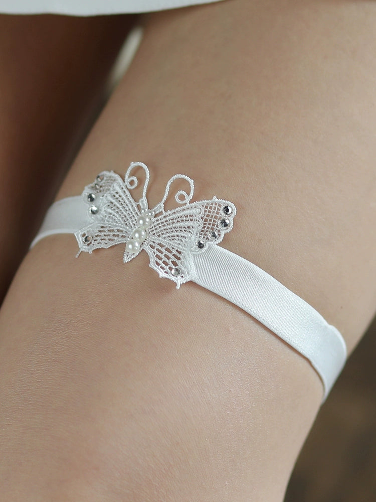 Roycebrial Wedding Garter Butterfly Lace Bridal Garter