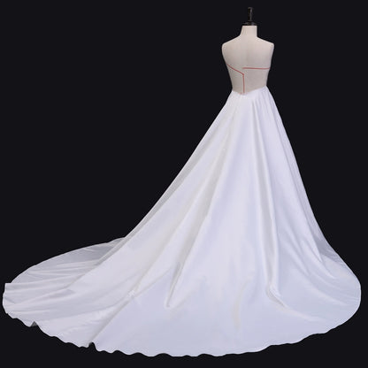 Roycebridal Detachable Train Removable Satin Train