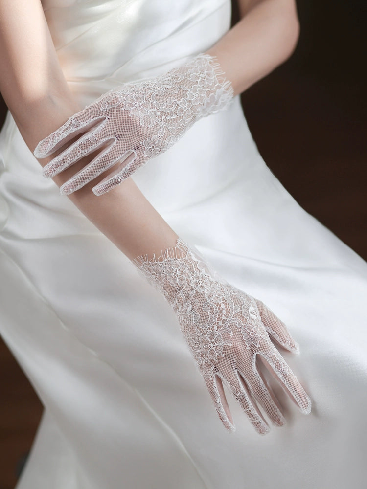 Roycebridal Lace Wedding Gloves