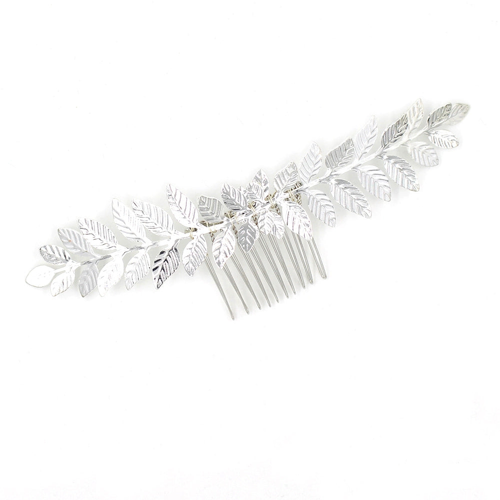 Roycebridal European And American Baroque Leaf bridal Headband Retro Alloy Color Wedding Dress Show Catwalk Hair Accessories