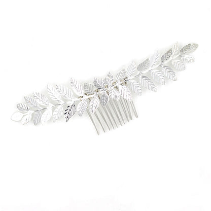 Roycebridal European And American Baroque Leaf bridal Headband Retro Alloy Color Wedding Dress Show Catwalk Hair Accessories