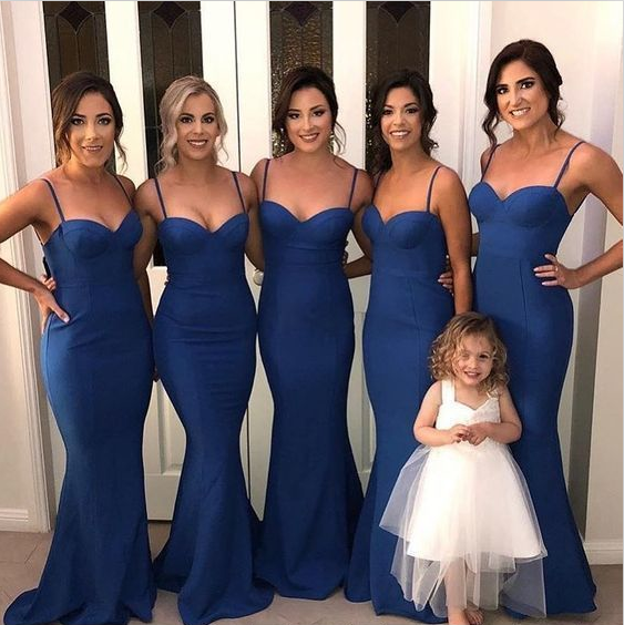 cheap Blue Bridesmaid Dresses