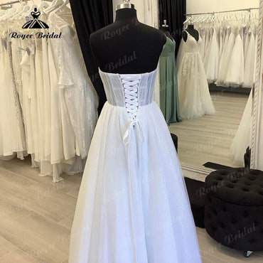 Roycebridal BRIDE,BRIDE EXPLORE All Wedding Dresses,BRIDE EXPLORE Custom Wedding Dresses 👗,BRIDE EXPLORE Plus SizePrincess Sweetheart Floor Length Pleats Wedding Gowns Off the Shoulder 2025 Long Weeding Dress for Women Custom Made Elegant