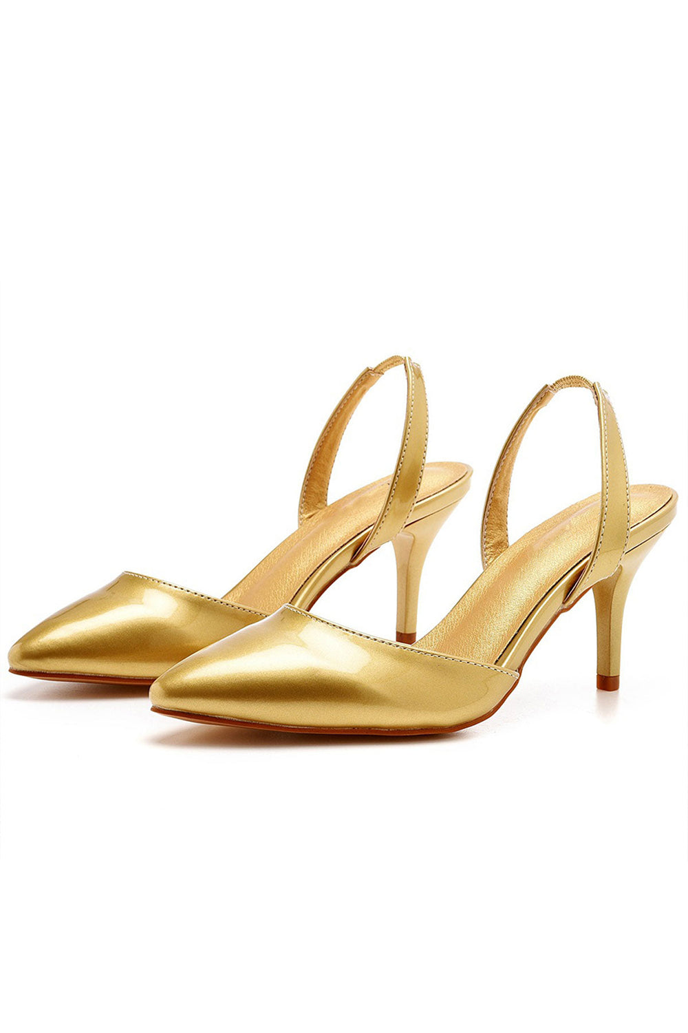 Simple Elegant Pointed Toe Stiletto Slingback High Heels