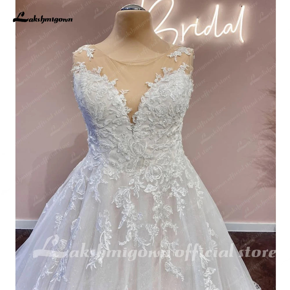 Roycebridal Princess Women Lace Boho Wedding Gowns 2025 Vestido De Noche Bridal Dress A Line Beach Bridal Dress Robe Mariage