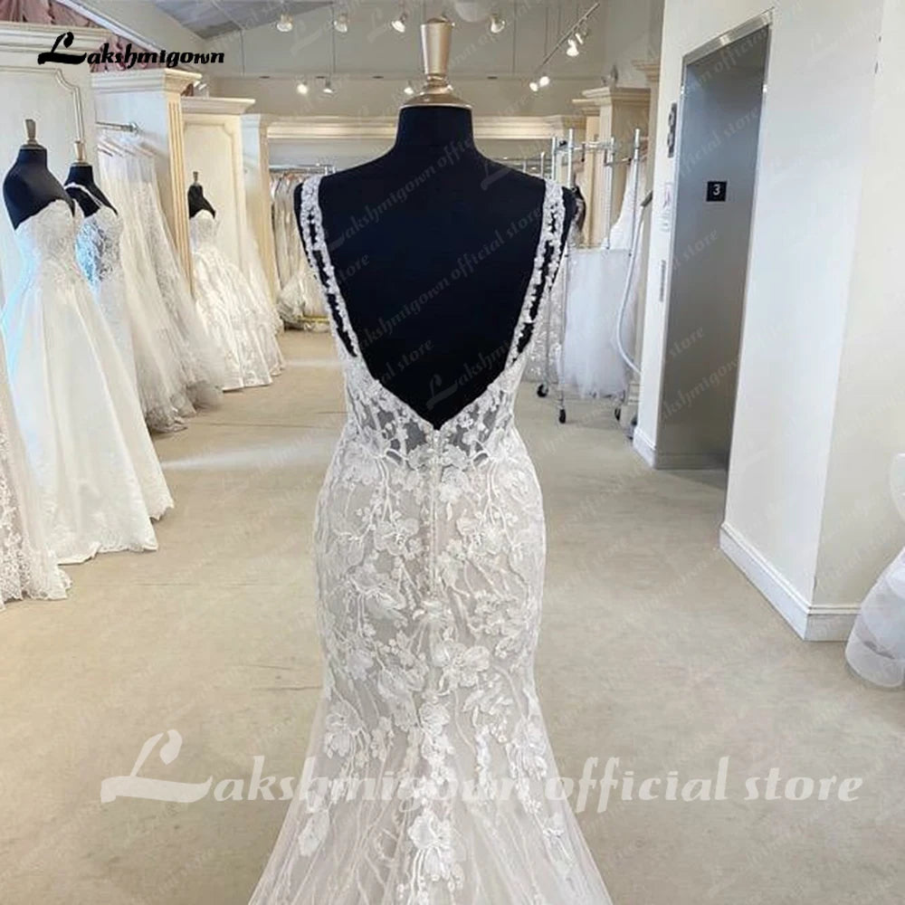 Roycebridal Princess Lace Mermaid/Trumpet Wedding Dress Backless Court Train 2025 Off the Shoulder Vestido Novia Wedding Gowns