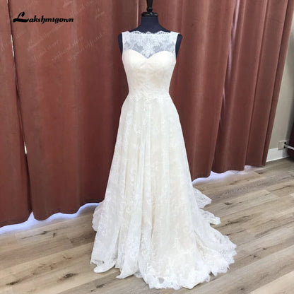 Roycebridal Summer Lace Wedding Gowns Sexy Women Beach Boho A-line Bridal Dress Vestido de Novia