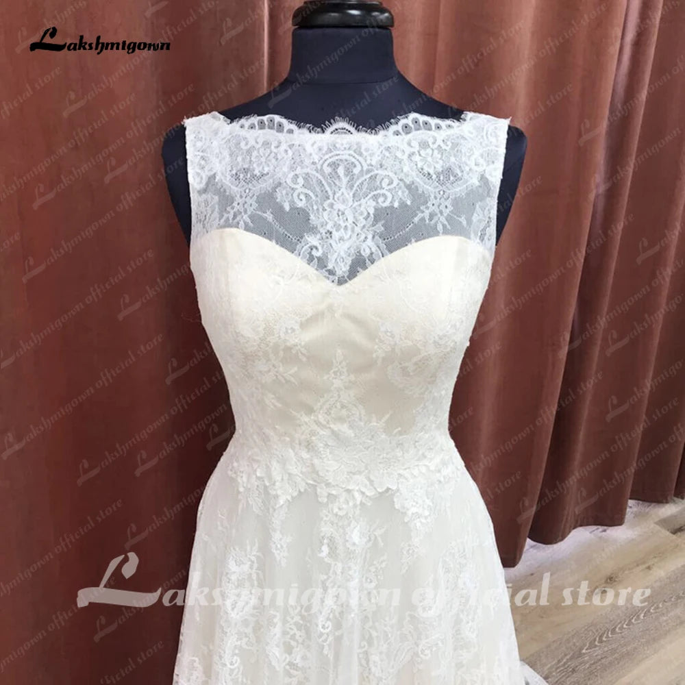 Roycebridal Summer Lace Wedding Gowns Sexy Women Beach Boho A-line Bridal Dress Vestido de Novia