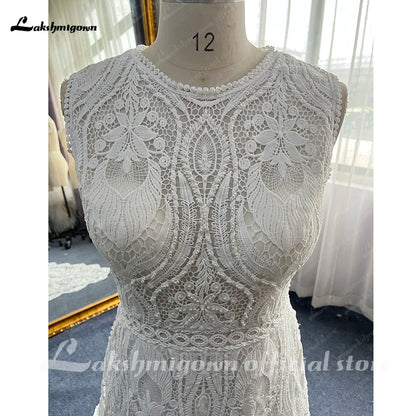 Roycebridal Full Lace A Line Ivory Wedding Dress Open Back 2025 Sweep/ Brush Train Bridal Gowns sukienka na wesele