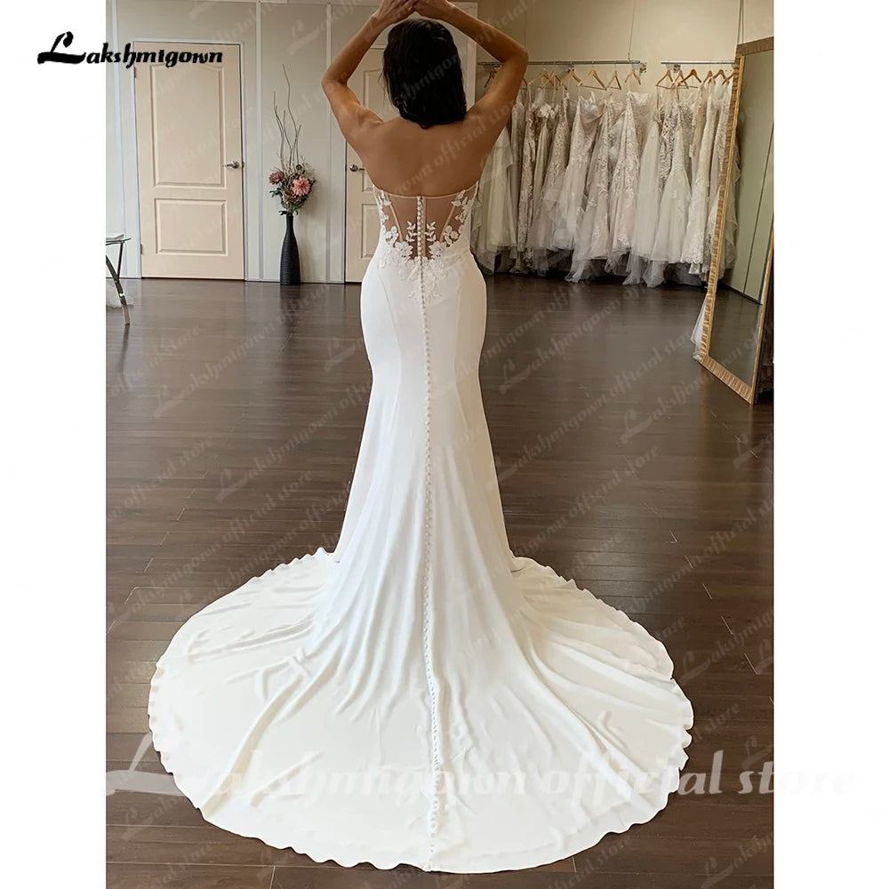 Roycebridal Exquisite Lace Mermaid Wedding Dresses for Women Boho Bridal Gown Bohemian Bride Dress 2025 Robe De Mariage