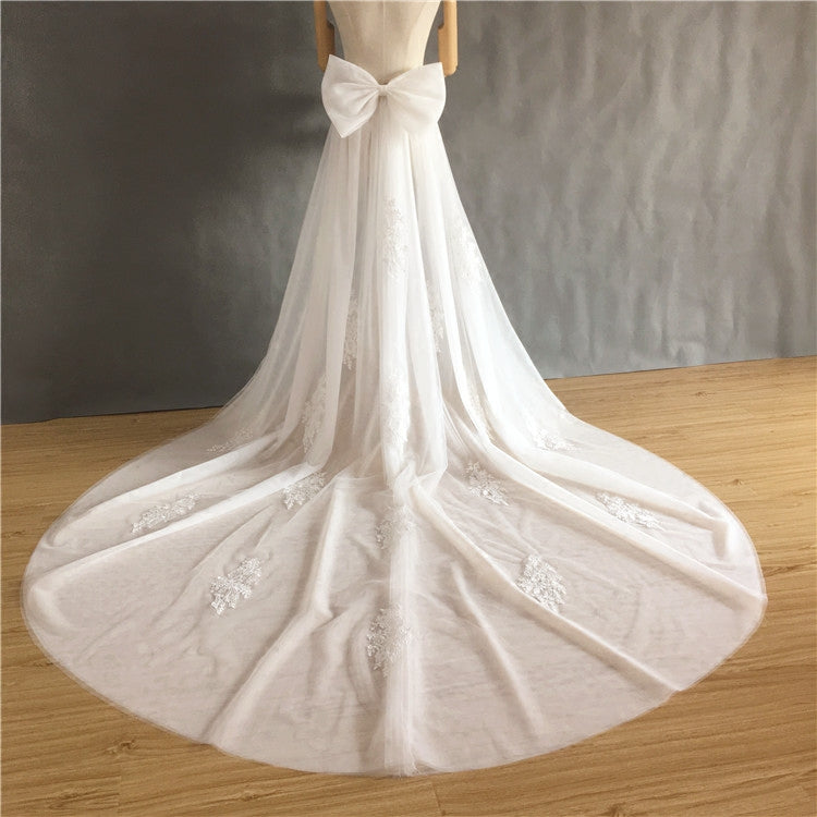 Roycebridal Detachable Train 2.3m Five-layer Yarn Trailing