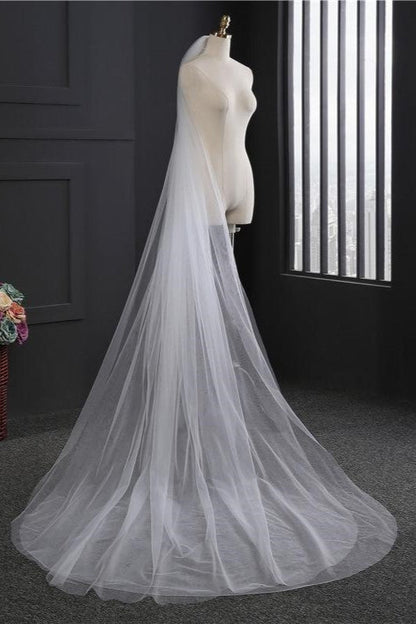 Roycebridal Long Two-Tier Tulle Bridal Veil Wedding Veil