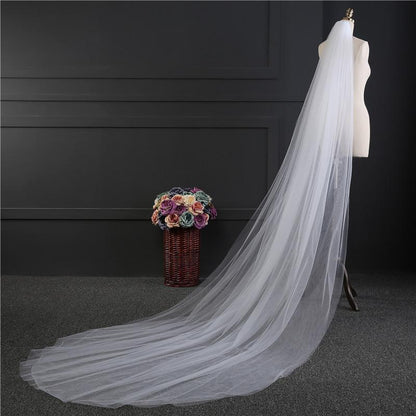 Roycebridal Long Two-Tier Tulle Bridal Veil Wedding Veil