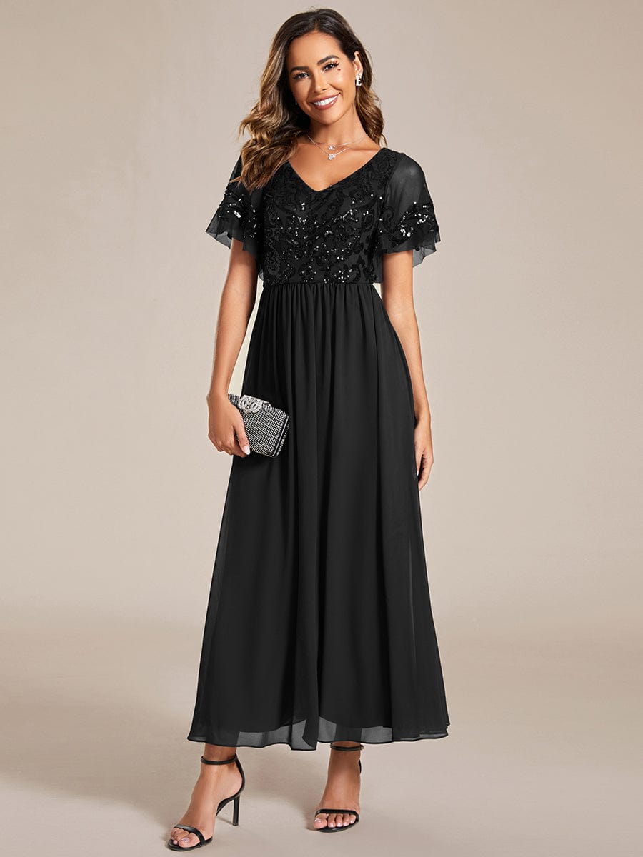 Virginia mother of the bride ankle length dress - Bay Bridal and Ball Gowns