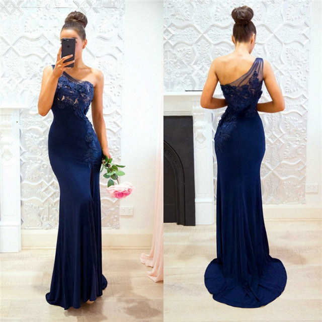 Navy Blue Bridesmaid Dresses