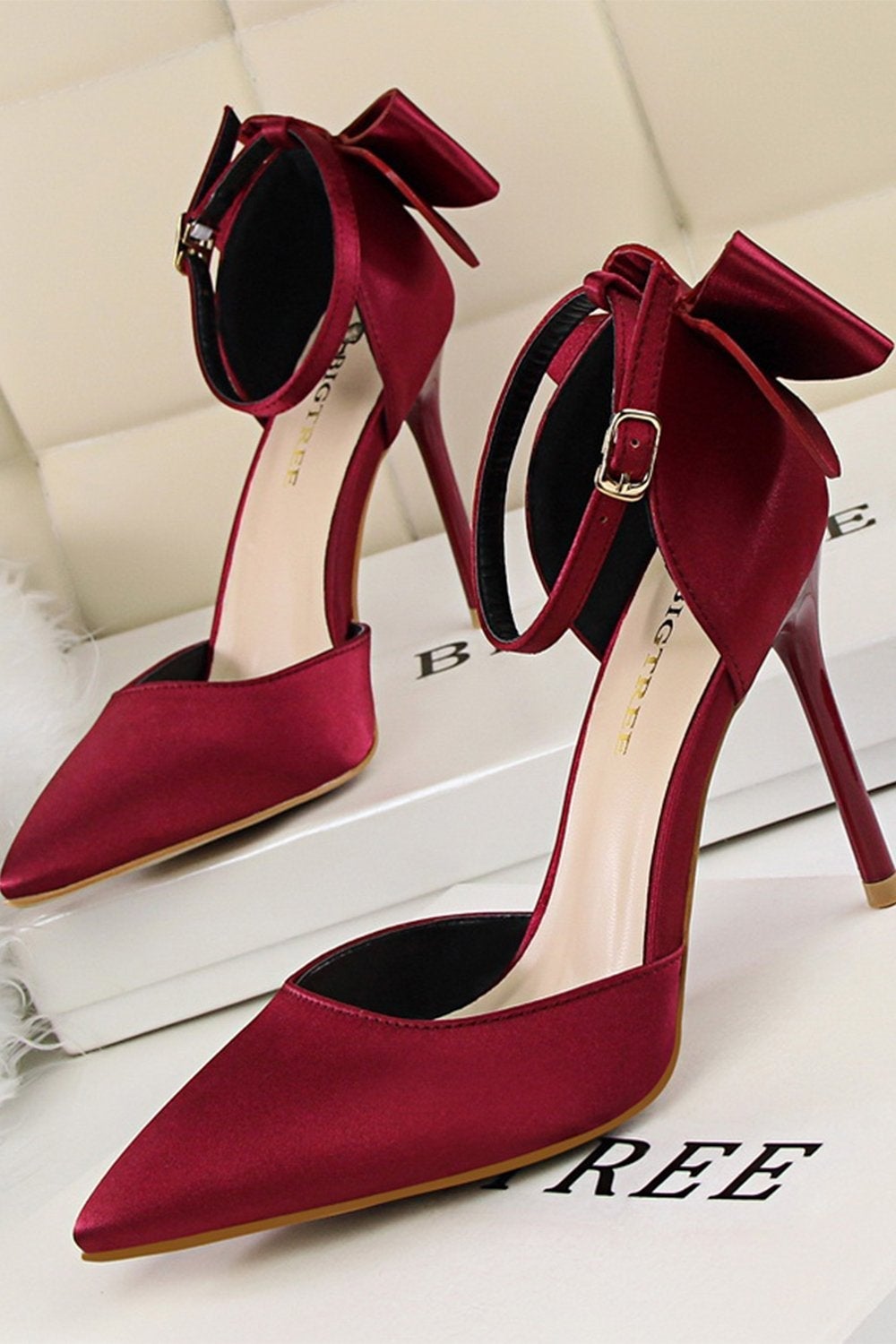 Prom shoes burgundy best sale