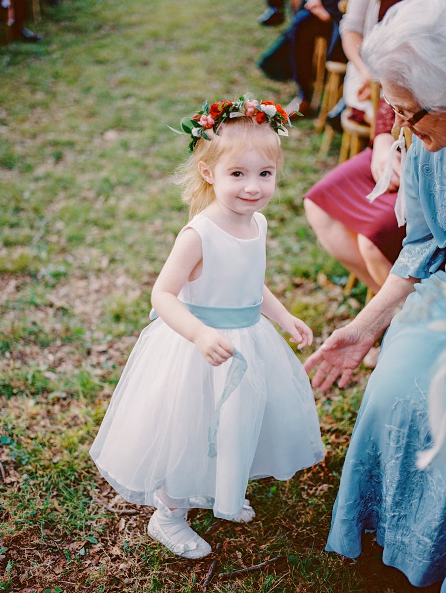 a-line-satin-tulle-belted-simple-flower-girl-dress-country-2