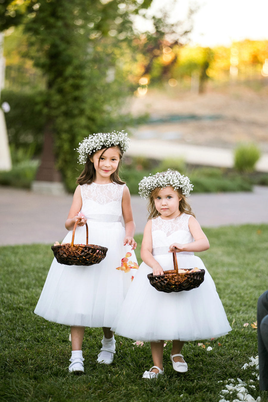 a-line-tea-length-lace-and-tulle-flower-girl-dress-pattern