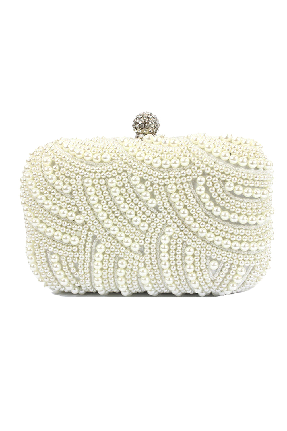 Amazing Pearl With Crystal/Rhinestone Chain Clutches