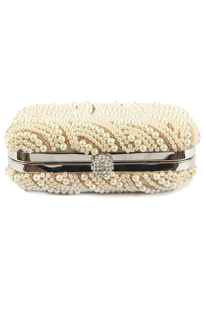 Amazing Pearl With Crystal/Rhinestone Chain Clutches