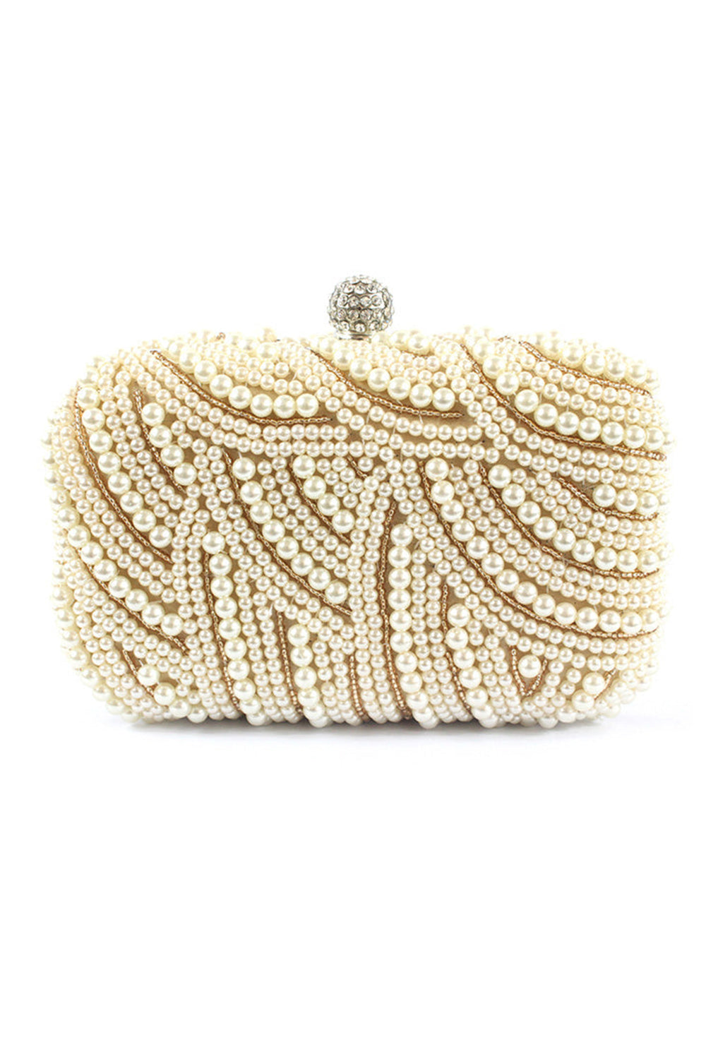 Amazing Pearl With Crystal/Rhinestone Chain Clutches