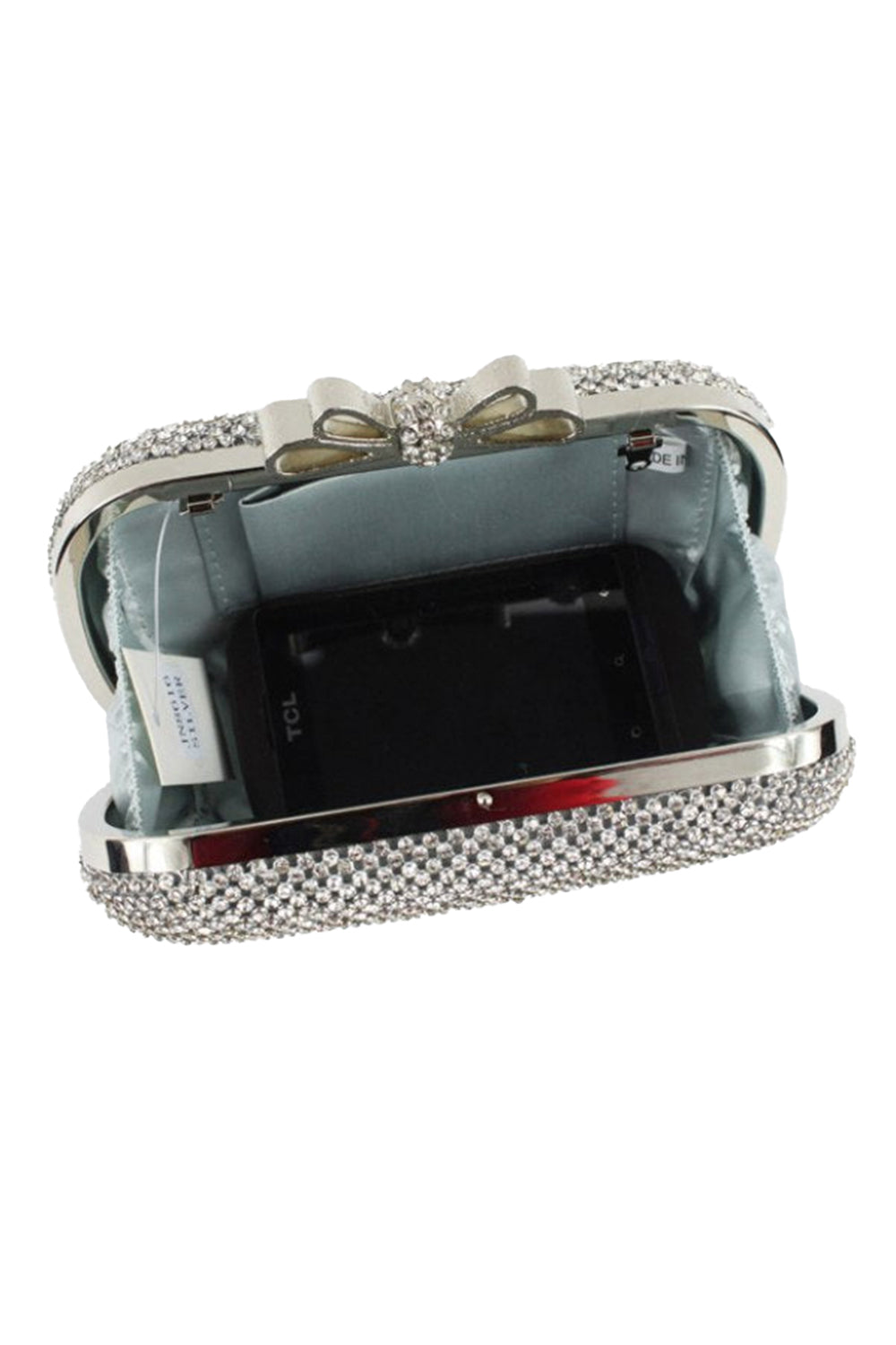 Beautiful Metal With Crystal/Rhinestone Adjustable Bridal Purse