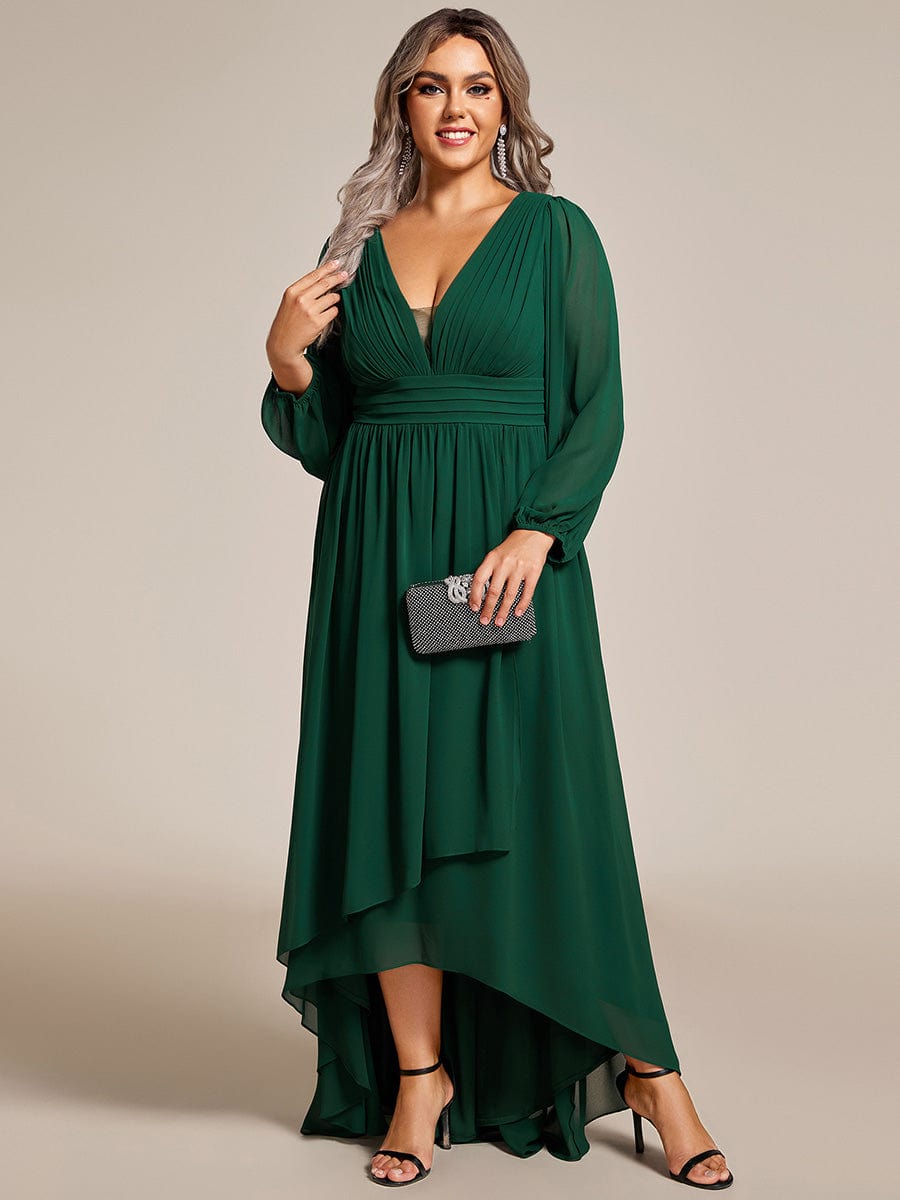 Belindy chiffon long sleeve mother of the bride dress - Bay Bridal and Ball Gowns