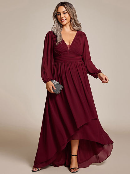 Belindy chiffon long sleeve mother of the bride dress - Bay Bridal and Ball Gowns