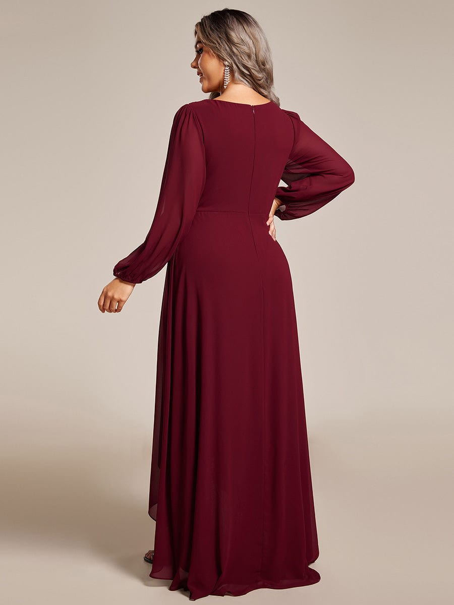 Belindy chiffon long sleeve mother of the bride dress - Bay Bridal and Ball Gowns