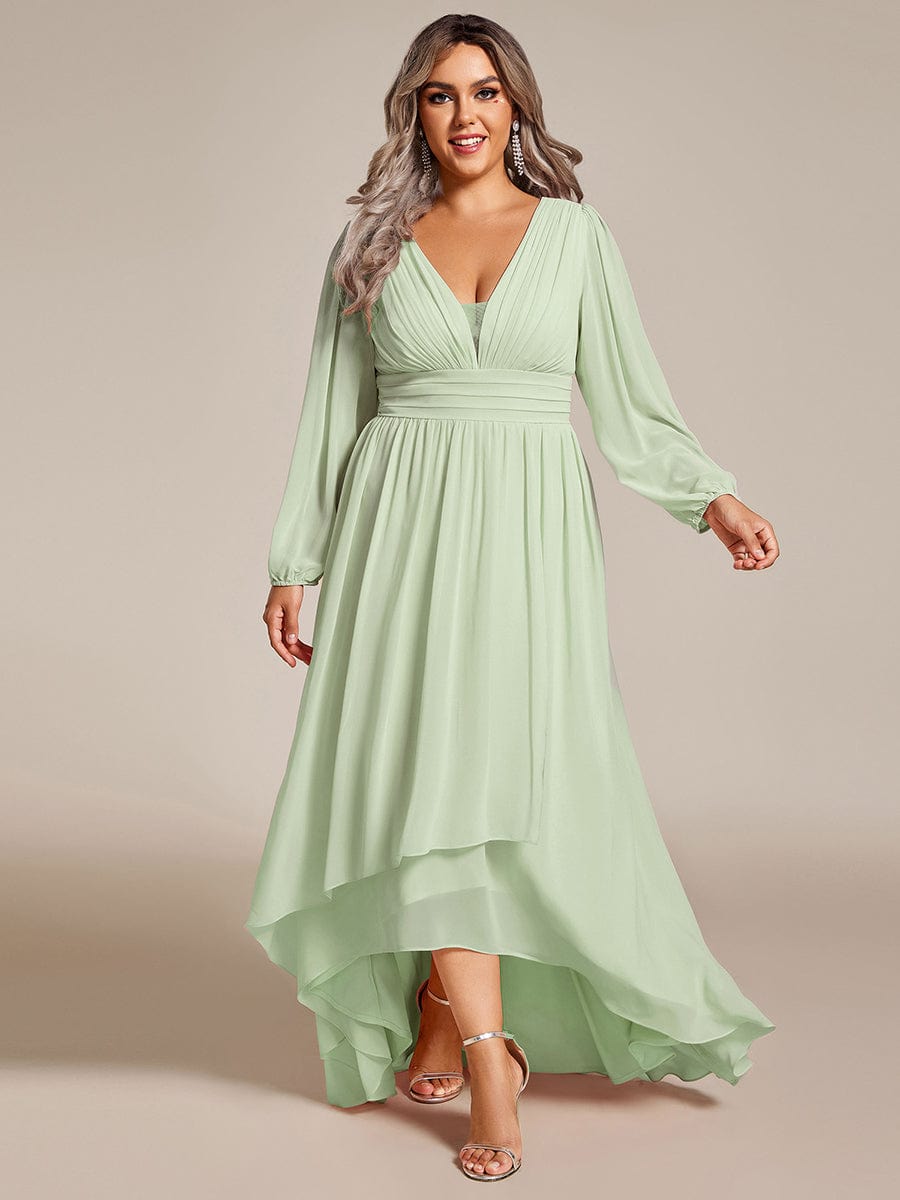 Belindy chiffon long sleeve mother of the bride dress - Bay Bridal and Ball Gowns