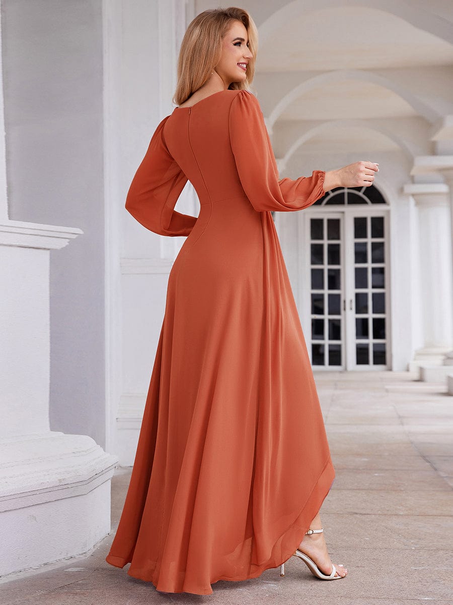 Belindy chiffon long sleeve mother of the bride dress - Bay Bridal and Ball Gowns