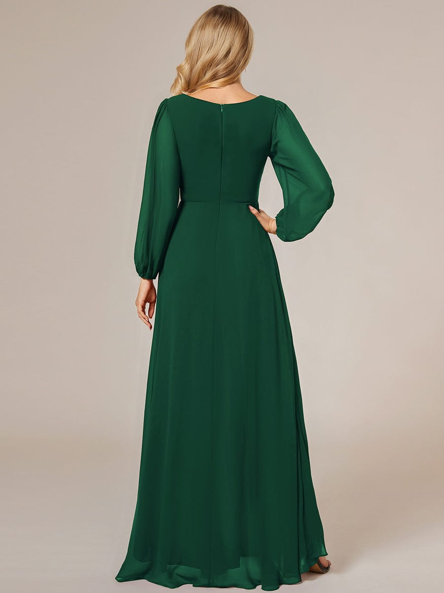 Belindy chiffon long sleeve mother of the bride dress - Bay Bridal and Ball Gowns